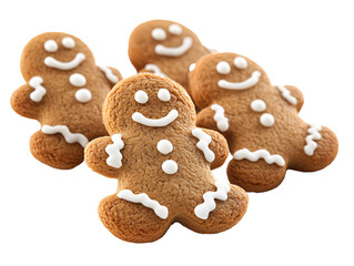 a group of gingerbread men