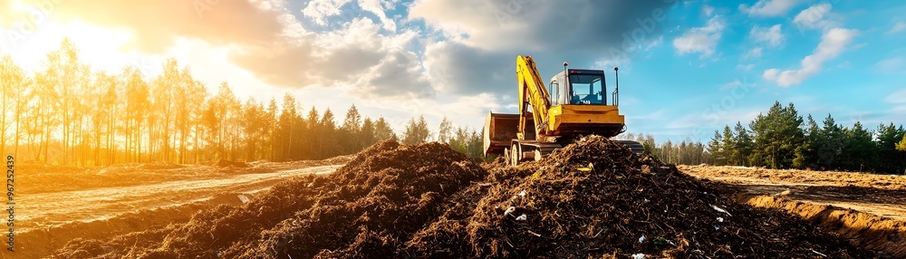 Large Scale Biomass Composting Facility Turning Organic Waste into ...