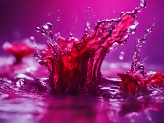 Wall Mural - Pinker Splash