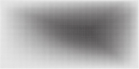 Basic halftone dots effect in black and white color. Halftone effect. Dot halftone. Black white halftone.Background with monochrome dotted texture. Polka dot pattern template.