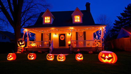 Halloween house decoration