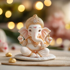 beautiful statue of lord ganesha