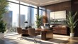 © Pornnapa - Imagine a modern real estate office with sleek furniture and large windows. The space is designed for professionals to meet clients