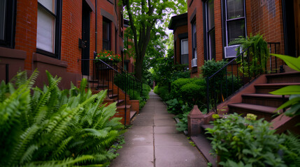 Wall Mural - Row Houses Washington ..