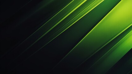 Wall Mural - abstract background. windows wallpaper, minimalist green and black gradient, sharp contrasts, modern
