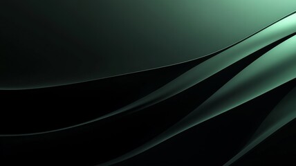 Wall Mural - abstract background. windows wallpaper, minimalist green and black gradient, sharp contrasts, modern