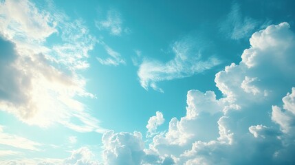 Blue sky cloud gradient light white background. Beauty dummer clear cloudy in sunshine calm bright winter air bacground. environment day horizon skyline view spring