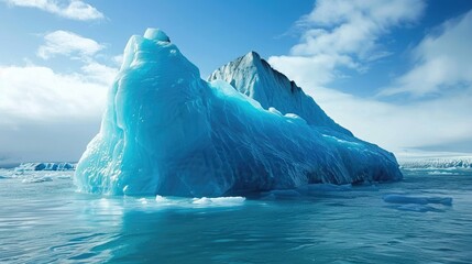 Chilly Icelandic Glacier Iceberg