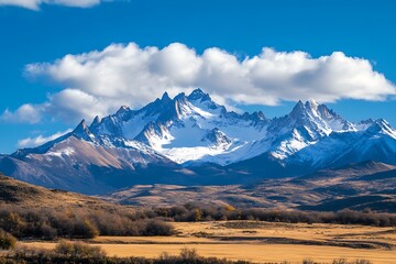 Wall Mural - High rocks in mountain valley during sunrise. Natural summer landscape