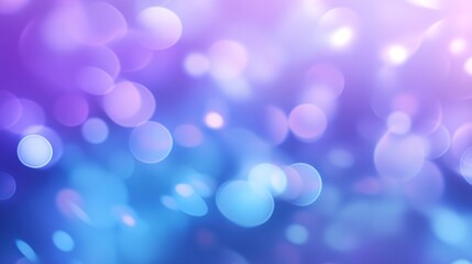 Wall Mural - Abstract Blue and Purple Bokeh Background