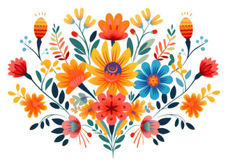 Sticker - PNG Flower bouquet graphics pattern plant.