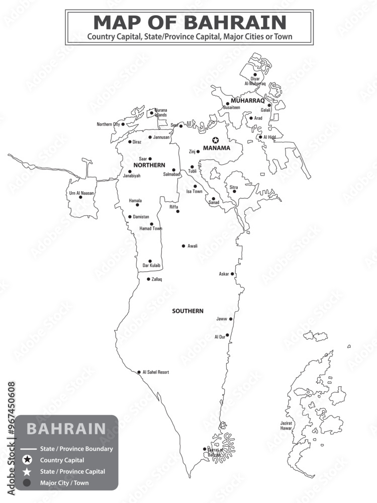 Geography politics map of countries. Map of country with capital ...