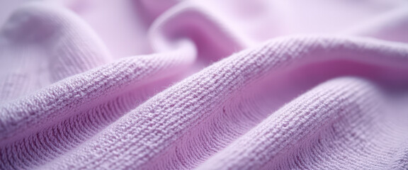 Poster - Closeup of Soft Pink Fabric