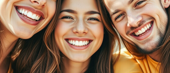 Poster - Happy Friends Smiling Together