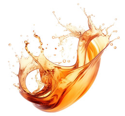 Wall Mural - Drink tea splash background abstract art.