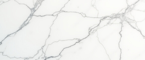 Sticker - White marble texture with gray veins