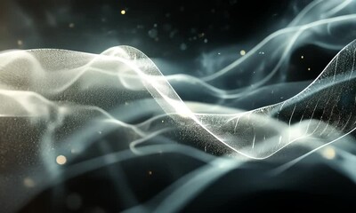 Wall Mural - Abstract Light Waves