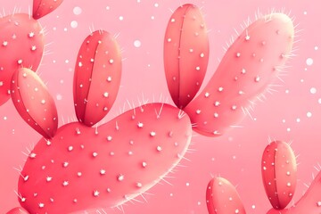  pink cactus background