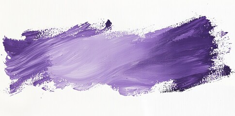 Leinwandbilder - Ink brush strokes: lavender, mauve, purple isolated on transparent background.