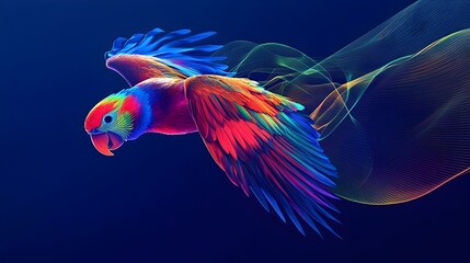 Vibrant Underwater Fantasy Fish in Colorful Aquatic Realm