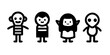 © theartcreator - Spooky Characters Set Icons