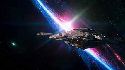 Wall Mural - spacecraft in orbit