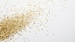 © Nicolai - White background with golden glitter and dots gold dust white background