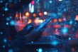 © matoya - Woman Using Smartphone In A City At Night