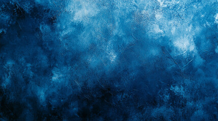Wall Mural - A textured blue illustration capturing the essence of deep ocean water and swirling currents in an abstract artistic representation
