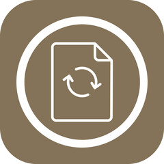 Poster - File Sync Vector Icon Design