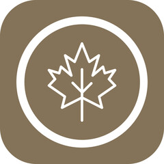 Sticker - Leaf Vector Icon Design