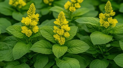 Wall Mural - Yellow Loosestrife Flowers in Bloom