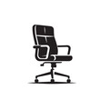 © rashel - Chair silhouette. Chair vector design isolated on white background.