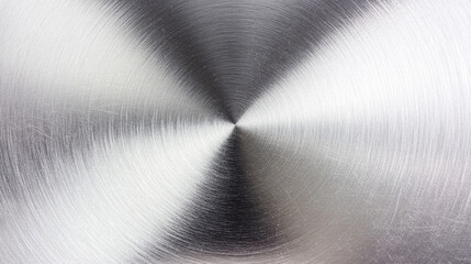 Wall Mural - silver surface with a smooth, reflective texture, ideal for backgrounds needing a modern, minimalist