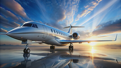 Modern aircraft design featuring sleek lines and cutting-edge technology, aviation, transportation, innovation