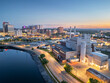© SeanPavonePhoto - Rochester, Minnesota, USA Cityscape Over the Zumbro River