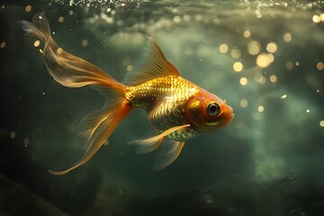 Canvas Print - fish in aquarium