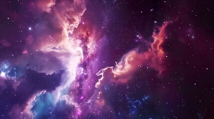 Wall Mural - Aesthetic_Universe_Outer_Space_background