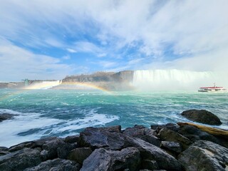 rainbow over the sea