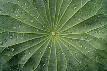 Canvas Print - close up of green leaf