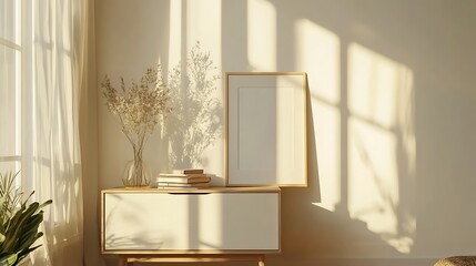 Poster - Minimalist Interior Design with Sunlight