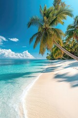 Coastline with Palm Trees