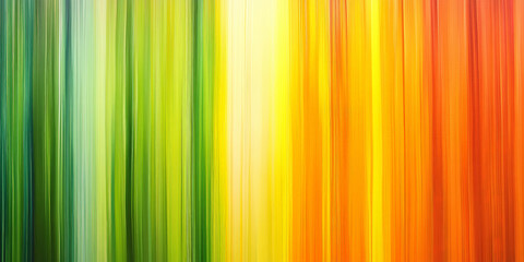 Vertical gradient stripes in tropical colors, blending from bright orange to lime green, with a glossy, smooth texture that gives a lively, vibrant feel.