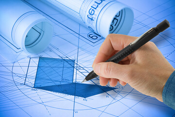 Construction of three-dimensional polygons according to the rules of descriptive geometry