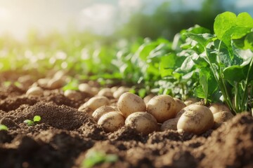 Sticker - Field of Potatoes Close Up