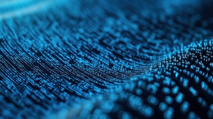 Abstract Digital Code Pattern