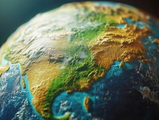 Canvas Print - earth close-up