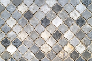 Canvas Print - Tiled Floor Close Up