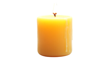 Wall Mural - Candle, isolated on white background