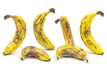 Poster - A cluster of yellow bananas ready to eat